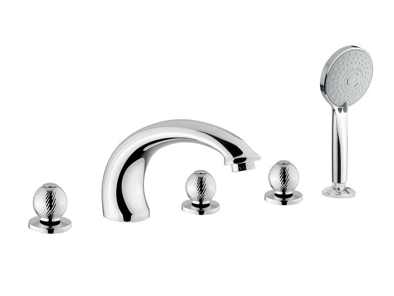 Хромированный латунный кран с 5 отверстиями Bugnatese Axo ARCH-00112968