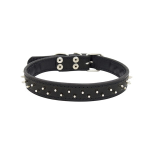 ПР0048198 Ошейник для собак Ёж 2сл 26мм 50см черный ZOOEXPRESS