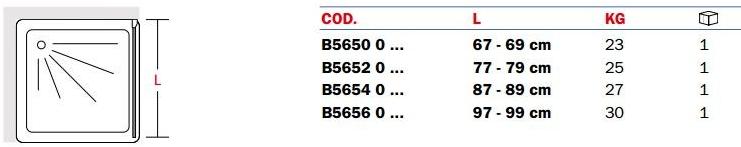 INDA® Душевой уголок угловой с раздвижной дверцей New claire sun-id-1423290 - Вид №3