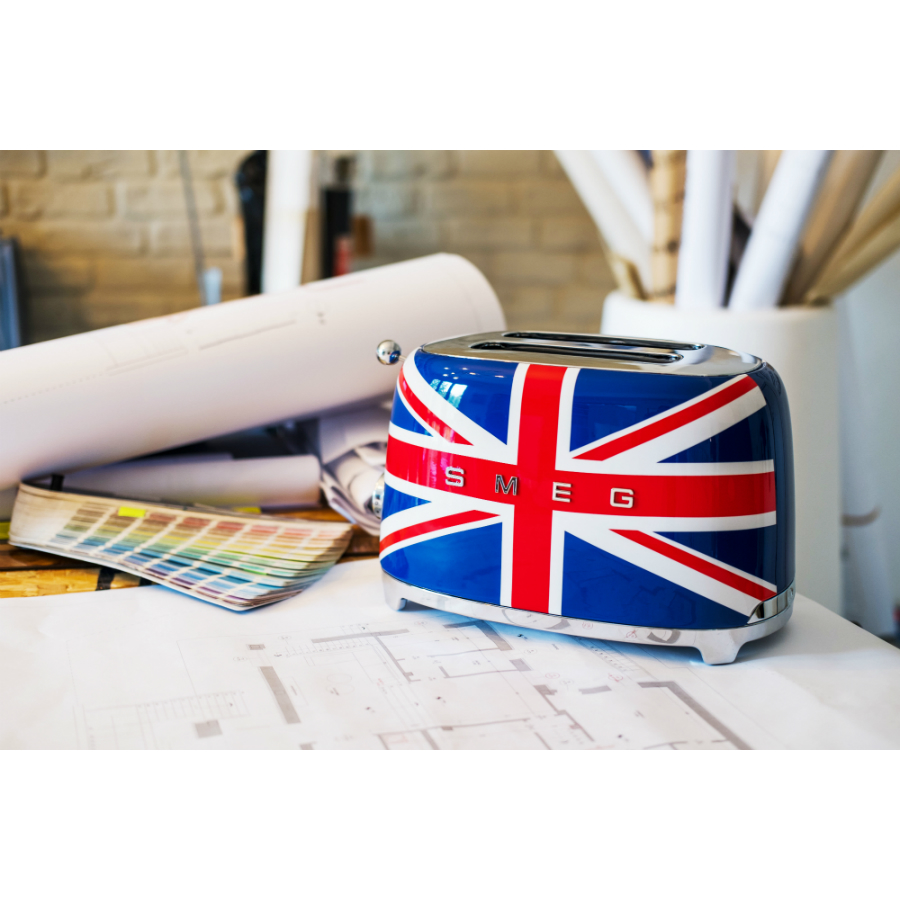 Тостер на 2 ломтика TSF01, британский флаг Smeg TSF01UJEU - Вид №13