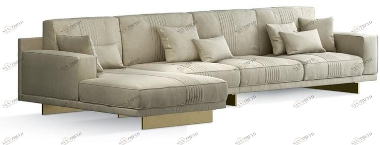 Carpanese Home 4-х местный модульный диван из ткани Contemporary 7343