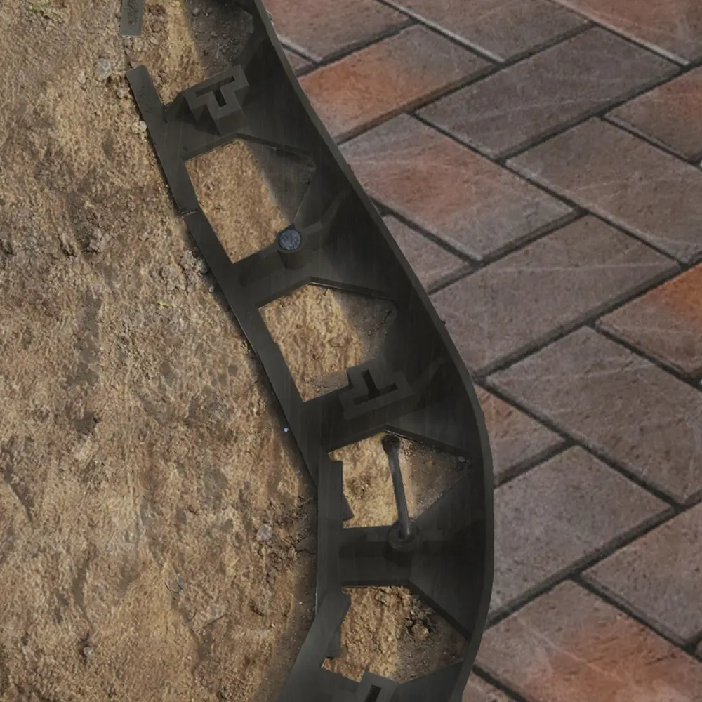 Бордюр пластиковый Santreyd Gidrolica Line 1000 мм для ландшафтного дизайна 82563144 STLM-0030069 - Вид №7