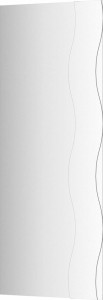 CZ 60-200-160 Зеркало со шлифованной кромкой и декоративной накладкой Волна FBS Prima