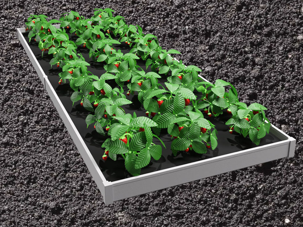 Грядка ПВХ 3х1м, высота 14 см ГеоПластБорд GPBST-134 - Вид №11