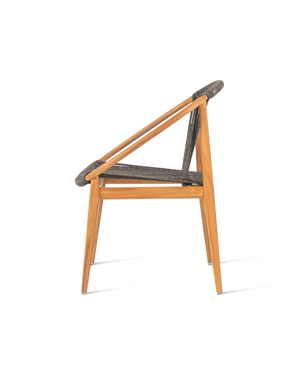 Садовый стул из тика и веревки с подлокотниками Vincent sheppard FRIDA ARCH-00085388 - Вид №9