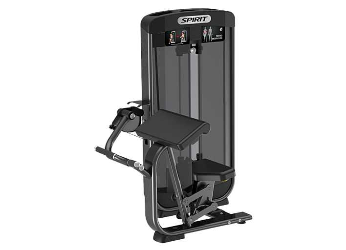 SP-3506 Spirit sp-3506 бицепс машина в положении сидя Spirit Fitness  - Вид №2