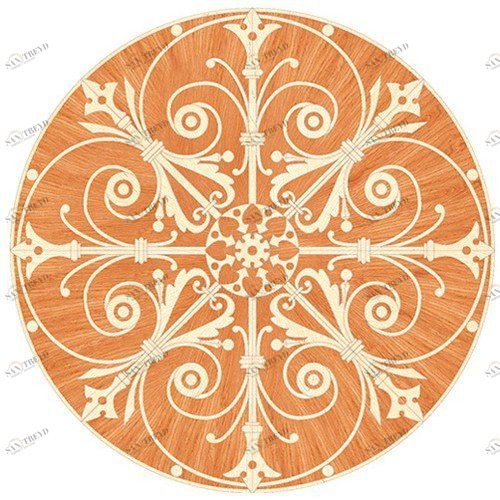 Художественный паркет Da Vinci Розетка 26-156 Дуб Селект (Гладкая) х1000диаметр мм 260090156