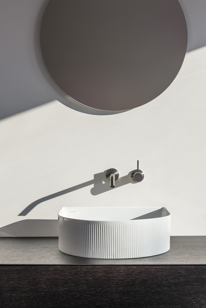 H3113360041201 Смеситель для раковины, настенный, для установки с Simibox 2-Point, фиксированный излив 175 мм LAUFEN PRO - Вид №10