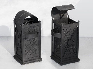 Корзина с открывающейся крышкой