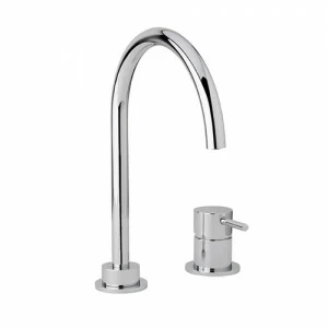 15031 Монокомандный смеситель для раковины, два отверстия без клапана EFFEPI RUBINETTERIE Tondi