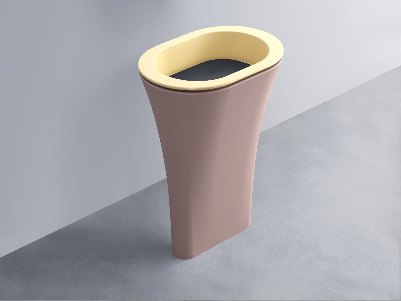 AMLA65-CN+AMPILO-BA+AMCOLO-CP Раковина Amedeo Ovale отдельностоящая cielo Enjoy + Amedeo Ceramica Cielo