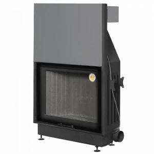 Каминная топка Экокамин Вега 1000MB принт с черным шамотом