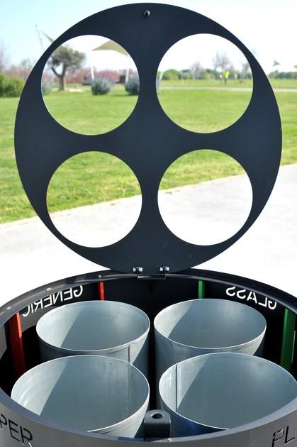 Контейнер для мусора из стали для раздельного сбора мусора Santreyd sun-id-1411254 - Вид №6