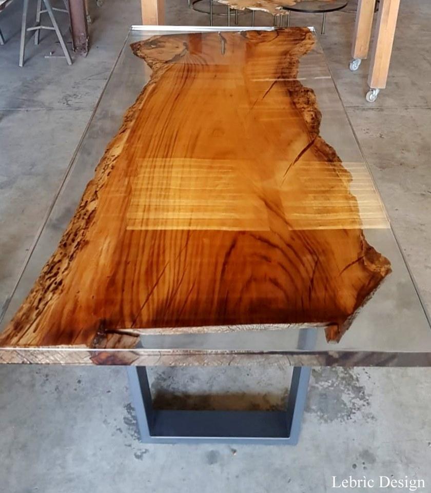 ANTICO TRENTINO Обеденный стол из смолы Lebrìc design - legno e resina sun-id-1383007 - Вид №2