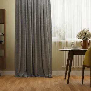 Штора на ленте Inspire Lelok 160x280 см цвет сине-белый 83562045 STLM-2195004