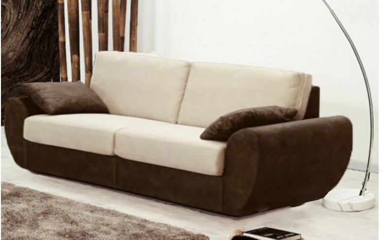 Диван Toscana раскладной прямой бежевый, коричневый ALTA COMFORT ЛОТОС 030813 Бежевый;коричневый  - Вид №2