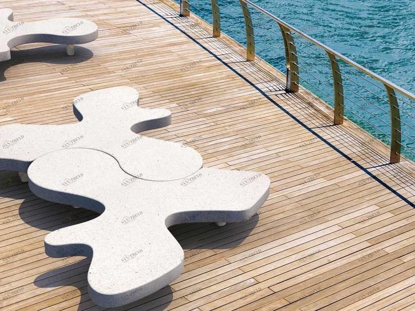 Metalco Модульная скамья из реконструированного камня sun-id-1455513