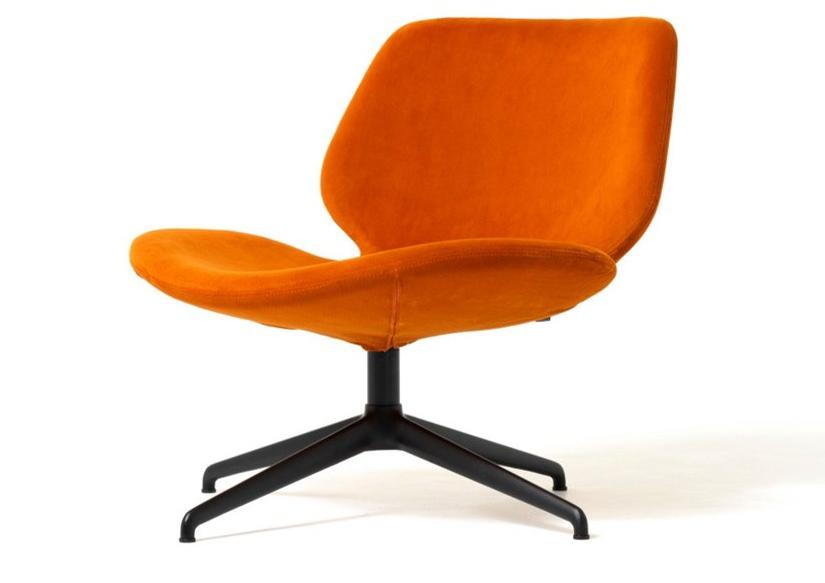 Diemme Вращающееся кресло из ткани с 4 спицами Eon lounge sun-id-1504957 - Вид №1