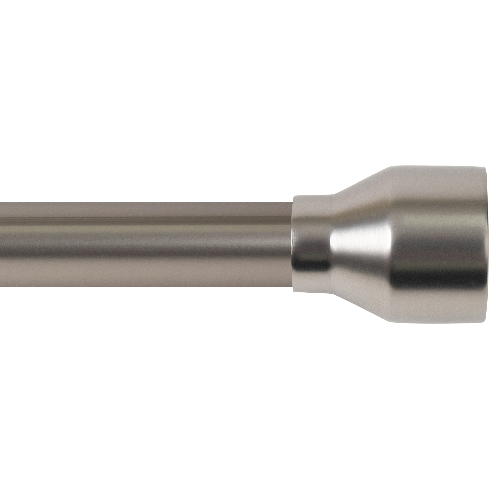 INSPIRE Наконечники Плаг для карнизов, металлические, 6 см, матовый никель, 2 шт 82549345 STLM-0029535 - Вид №1