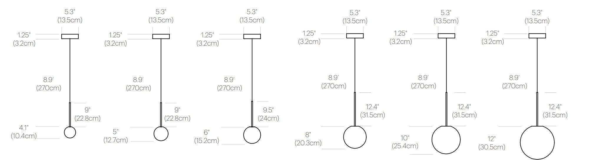 Опаловое стекло с регулируемой яркостью светодиодный подвесной светильник Pablo Designs ARCH-00002404 - Вид №4