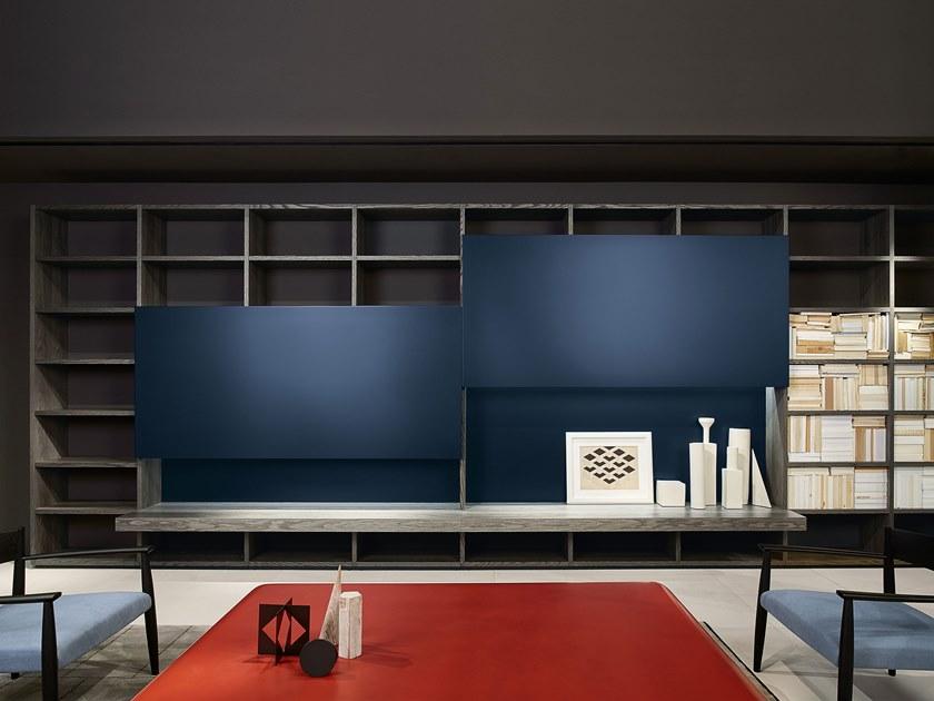 Porro Настенный книжный шкаф из ореха System sun-id-1457566 - Вид №4