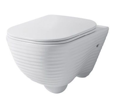 LO005RIM02 Подвесной унитаз настенный Черный Disegno Ceramica Loom Италия