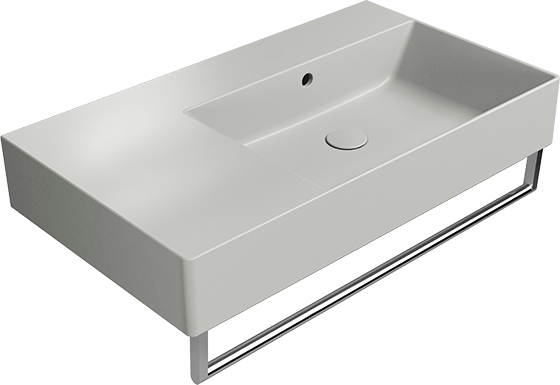 9457117 Подвесная раковина настенная овальная GSI ceramica  бежевая  - Вид №1