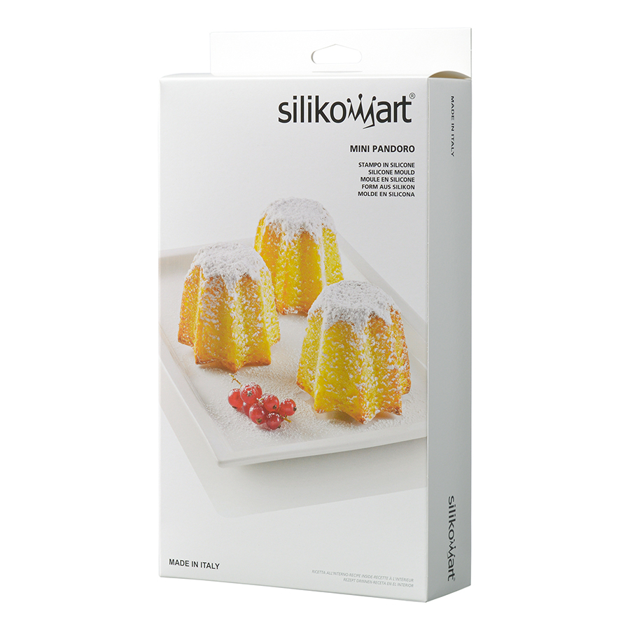 26.100.63.0065 Форма для приготовления пирожных mini pandoro силиконовая Silikomart  - Вид №8