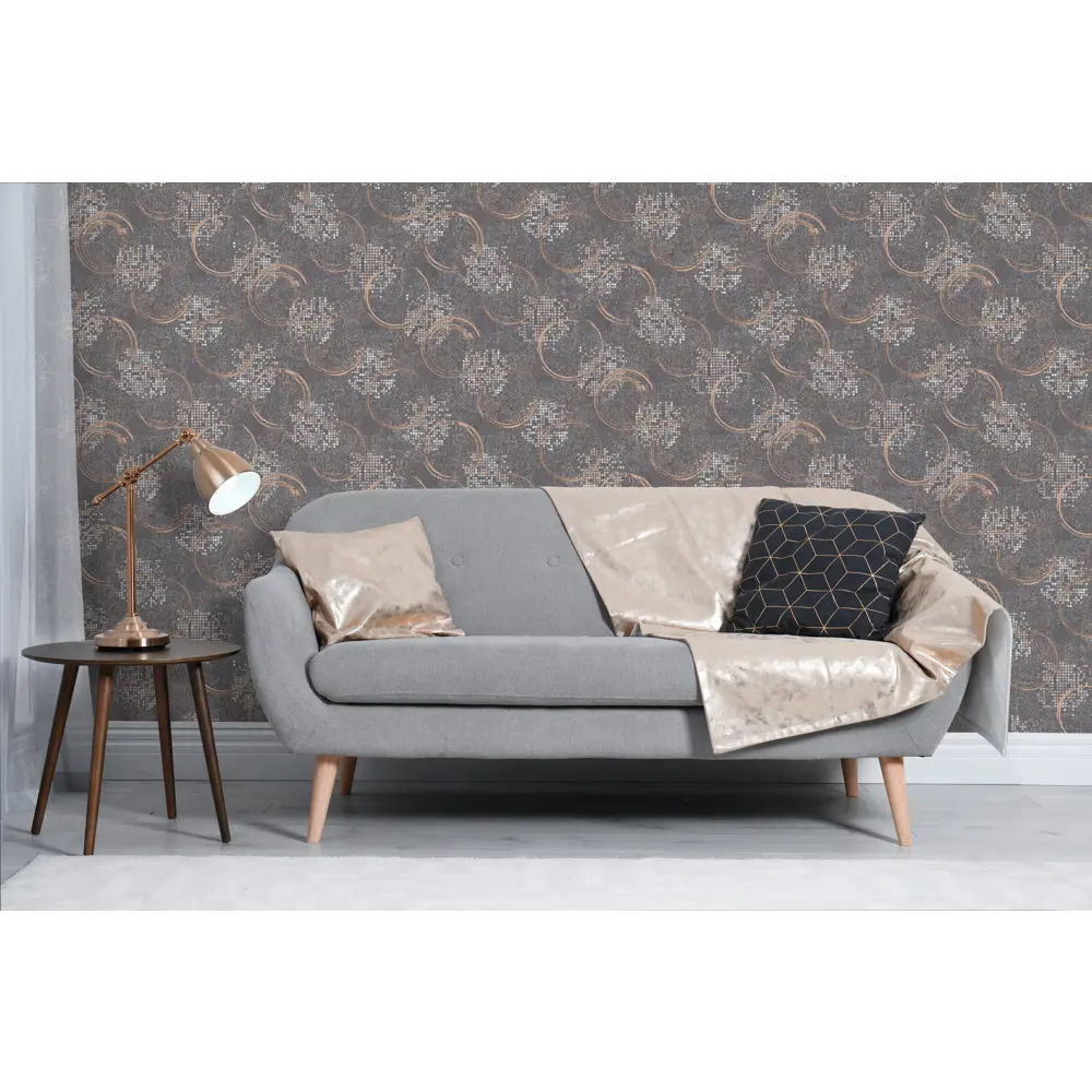 Обои флизелиновые Startdeco Бонд черные 1.06 м 989348 STLM-2056793 - Вид №3