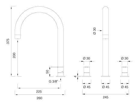 Смеситель для кухни / диспенсер для питьевой воды CEADESIGN ECO-DRINKING TAP WATER ARCH-00092164 - Вид №2