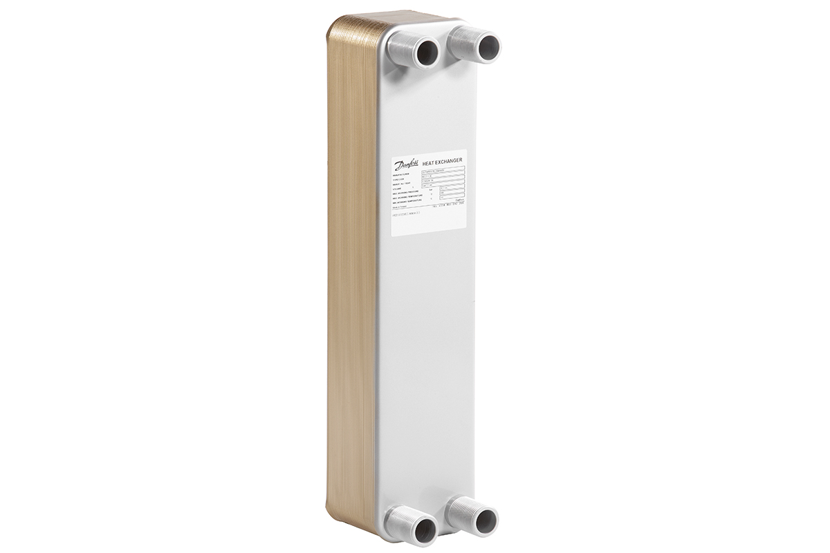 Danfoss Паяный пластинчатый теплообменник серии XB37 XB 37M-1 20 PN25 Паяный ТО 004H7287  - Вид №1