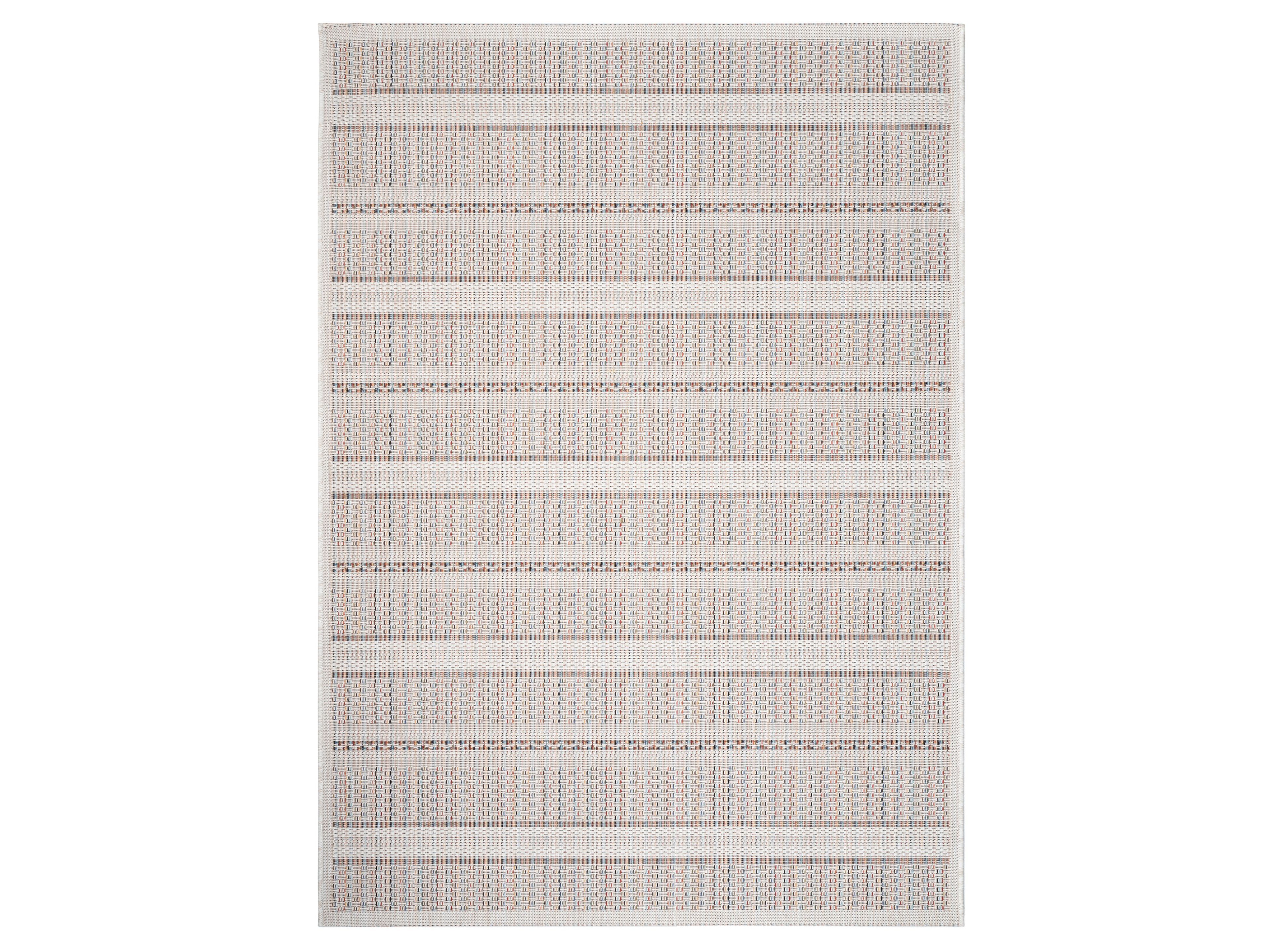 Полосатый напольный прямоугольный ковер Ademi Outdoor ARCH-00001983