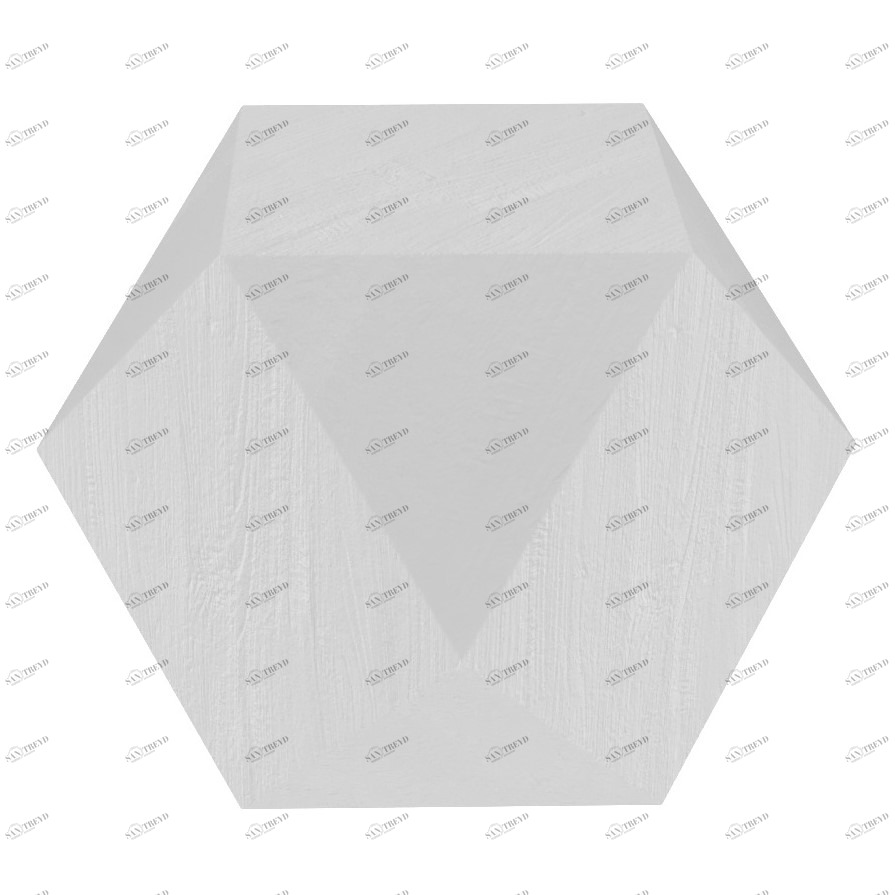 Тумбочка дизайнерская белая "Многогранник" от Odingeniy ODINGENIY  178328 Белый 