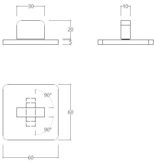 Water Evolution 2-ходовой переключатель из хромированной латуни Itap sun-id-1355511 - Вид №2