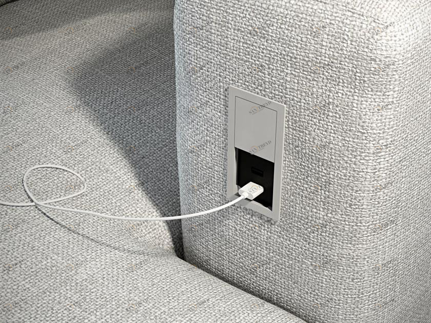 ASA PLASTICI Выдвижной проводной модуль с независимыми розетками Versalogic sun-id-1380347