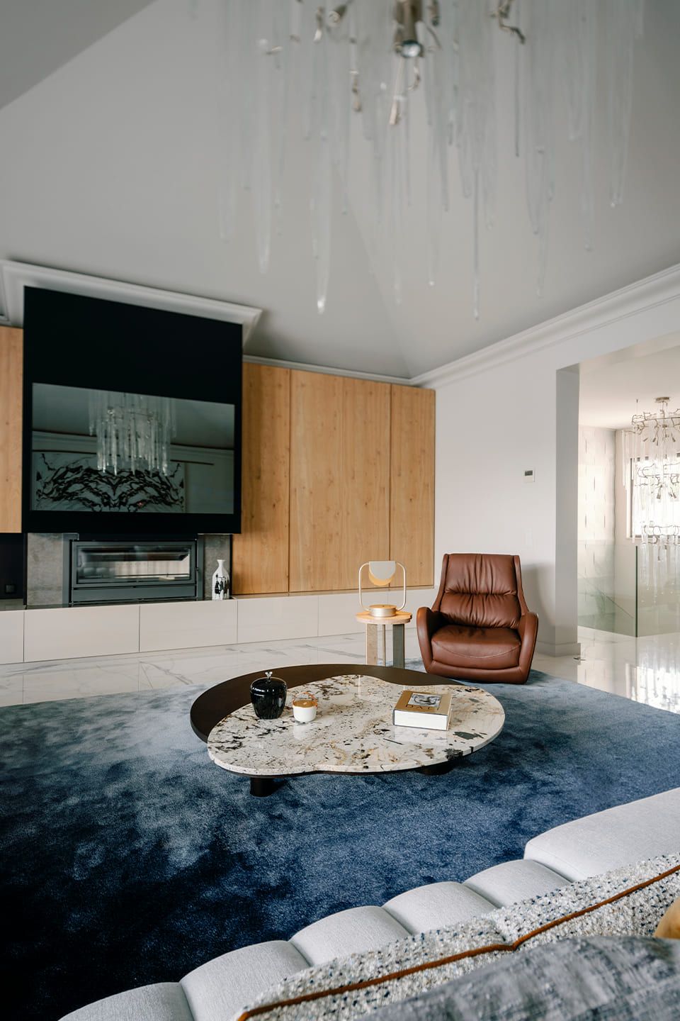 Низкий журнальный столик из гранита и дуба Патагонии Greenapple Bordeira ARCH-00052338 - Вид №7