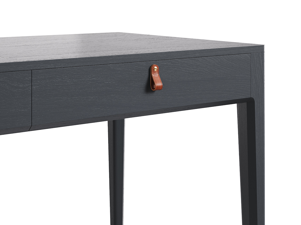 Письменный стол с ящиками графит Case THE IDEA  210610 Черный  - Вид №2