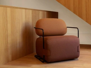 Marine Peyre Editions Кресло из переработанной ткани с подлокотниками Gabriel®