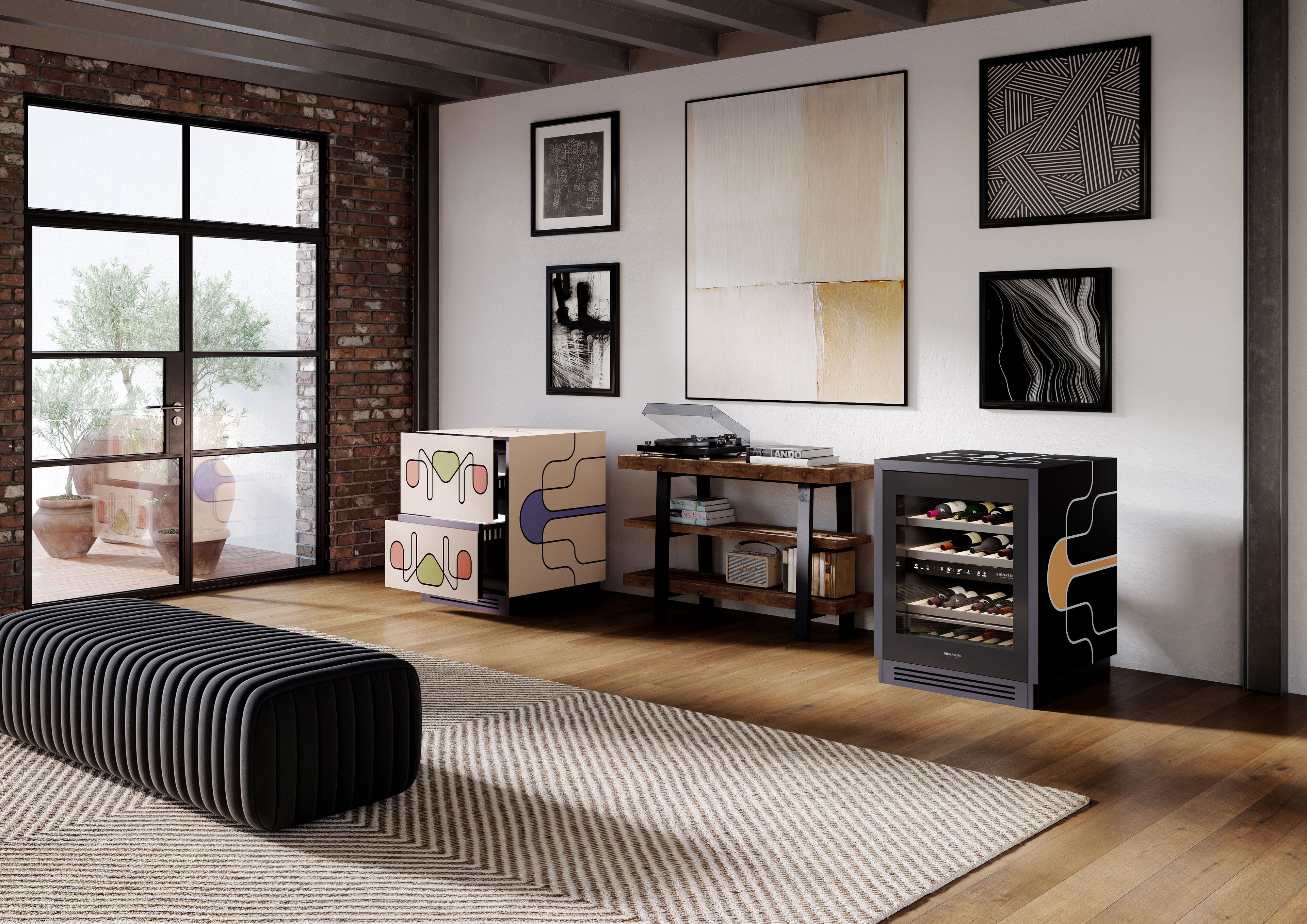 Вино подвал подплан SKS | Signature Kitchen Suite двойной код ARCH-00017048