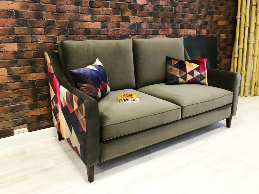 Диван Triangle Gold by James Soares прямой бежевый ICON DESIGNE TRIANGLE 096829 Бежевый  - Вид №3