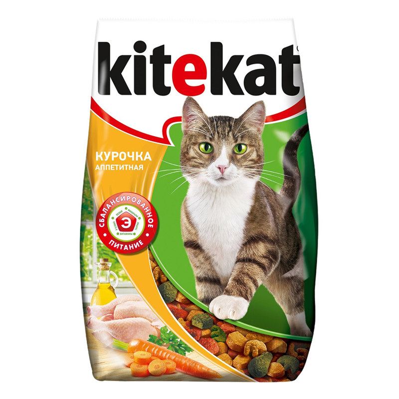ПР0051330 Корм для кошек курочка аппетитная сух. 1,9кг Kitekat 