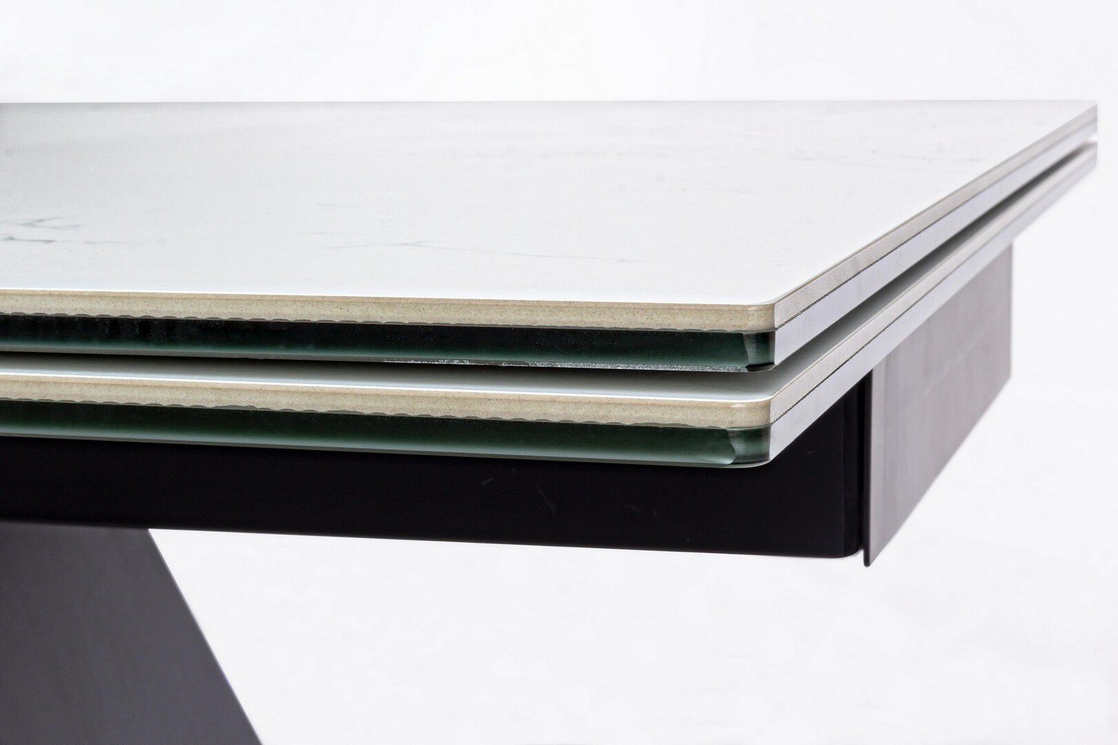 Керамический и стальной выдвижной стол BIZZOTTO BLAZAR ARCH-00112050 - Вид №11
