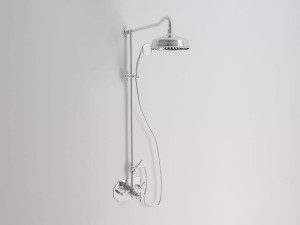 Термостатическая настенная душевая колонна с душем