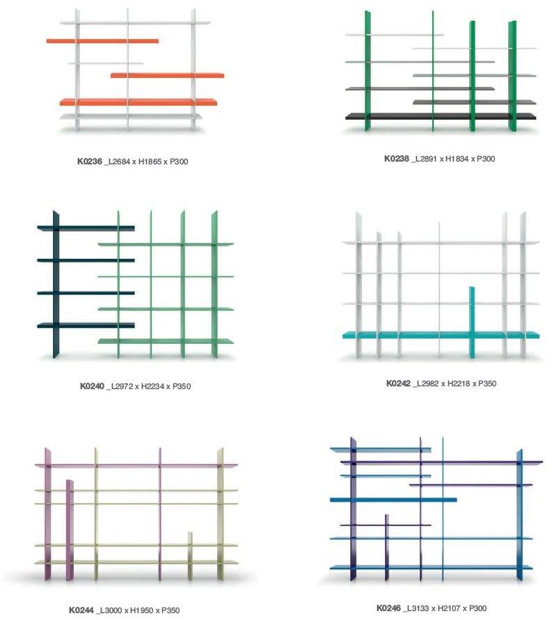 Книжный шкаф на заказ из высококачественной стали Santreyd sun-id-1461404 - Вид №5