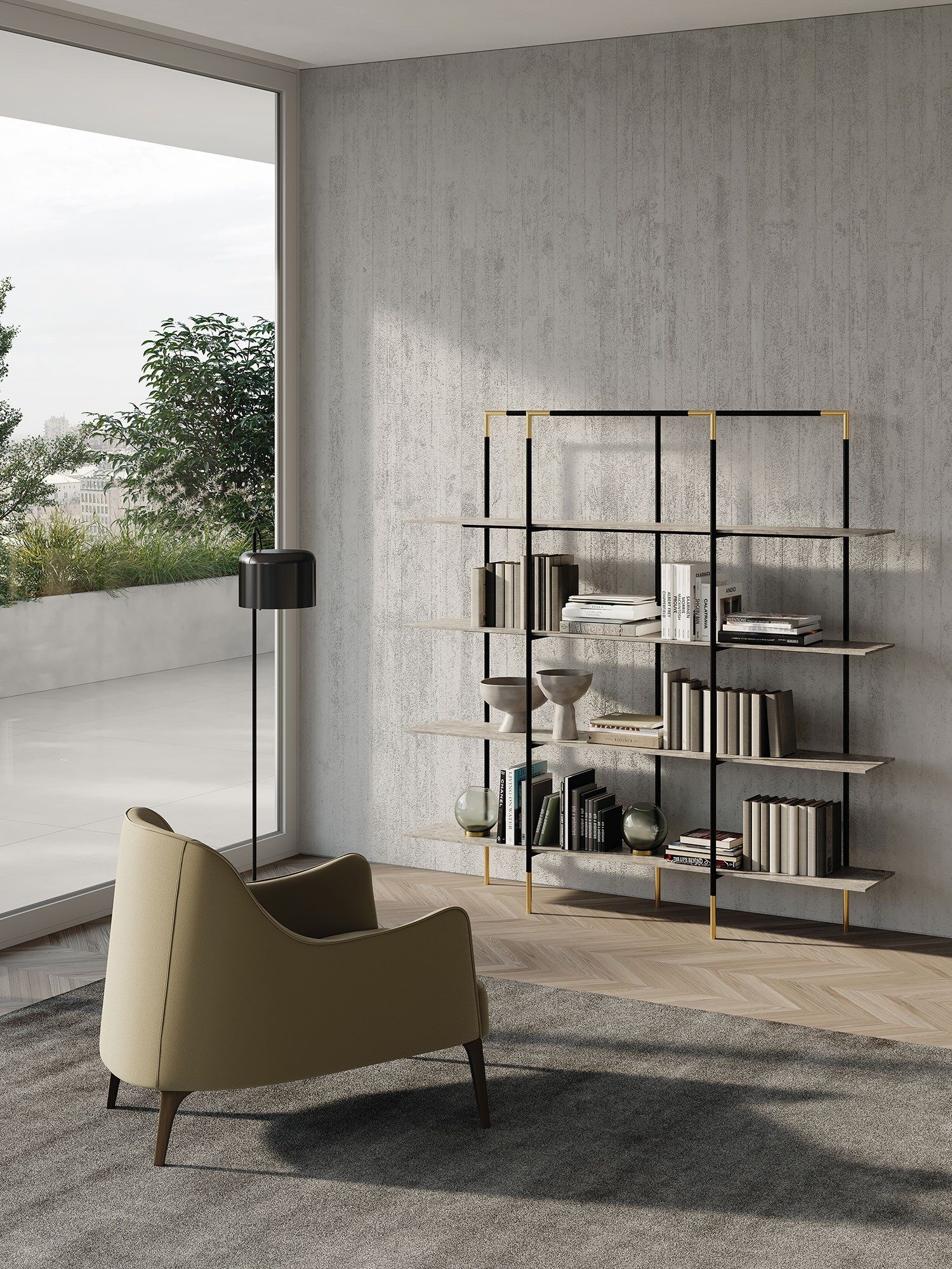 Кожаное кресло с подлокотниками Frigerio Джеки ARCH-00105427 - Вид №5