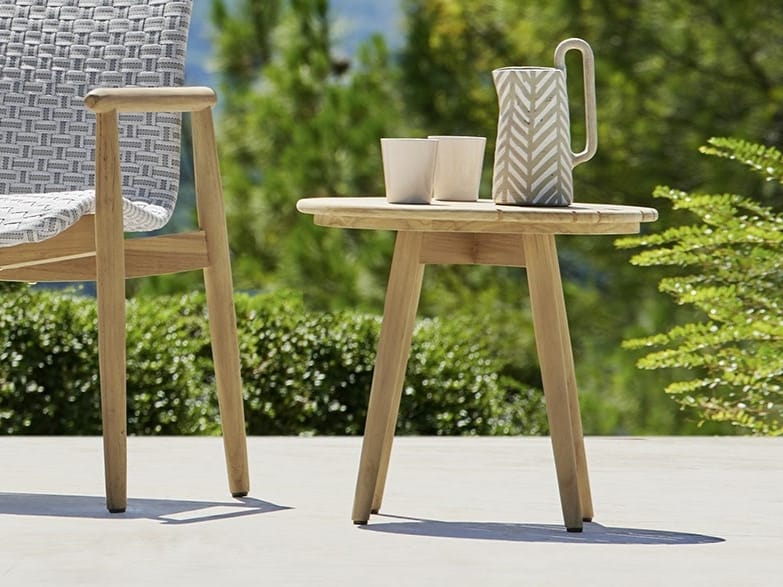 Круглый стол из тикового дерева Varaschin ARCH-00036226 - Вид №2