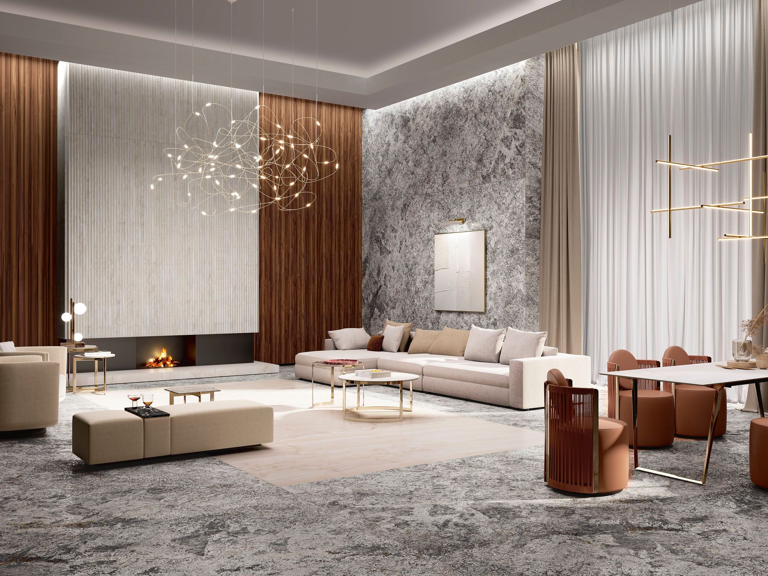 Пол / облицовка керамогранита с эффектом гранита Fiandre Graniti Maximum ARCH-00055231