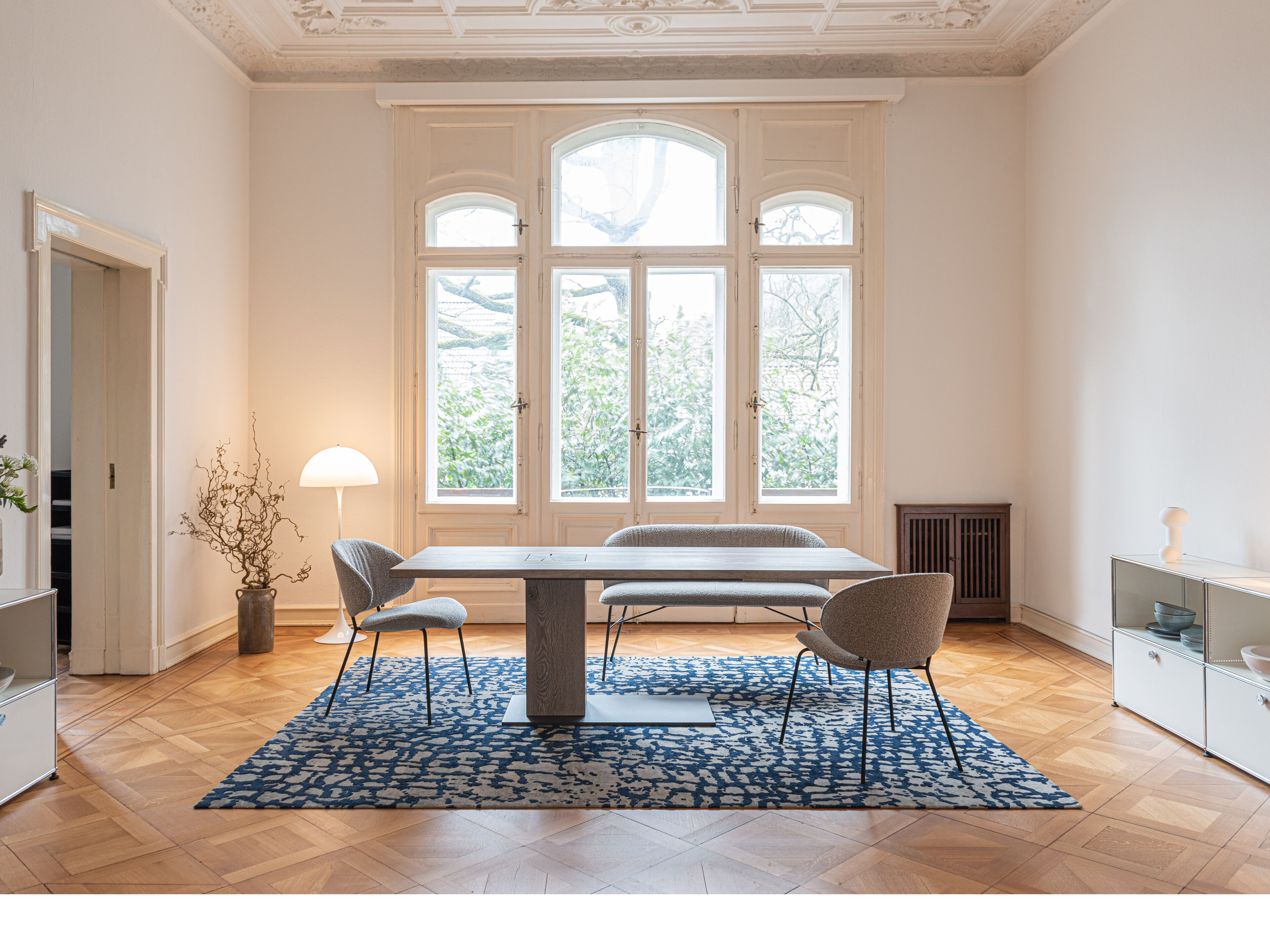 Мягкий стул из ткани KFF Alvaro ARCH-00098831 - Вид №17