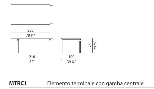 Прямоугольный обеденный стол из дуба CAPPELLINI MATHARE ARCH-00139520 - Вид №4
