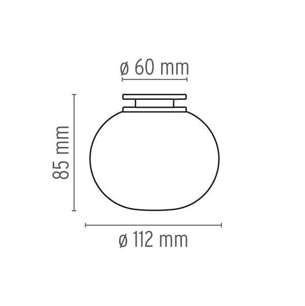 Опаловое стекло бра In Stock Flos ARCH-00040613 - Вид №1